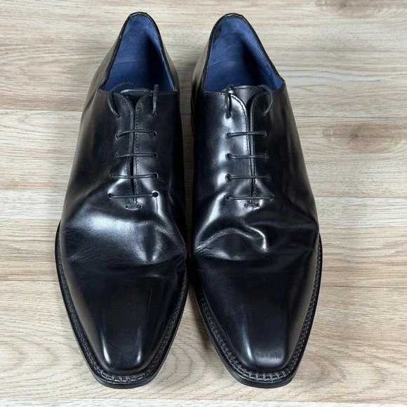Mezlan Enterprise Shoes Mens Size 12 Black Leather Oxford 